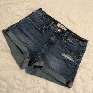 PacSun Distressed Jean Shorts